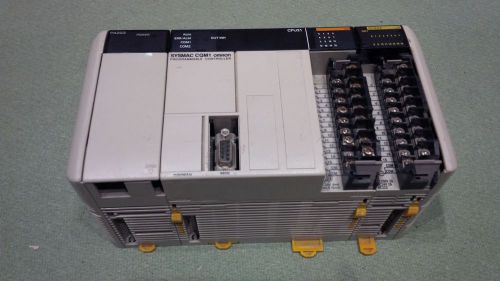 OMROM CQM1-CPU21-E CPU W/ CQM1-OC222 CQM1-PA203 MODULES  -- 0% VAT INVOICE --