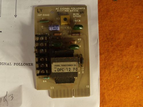 FINCOR AC SIGNAL FOLLOWER BOARD 60226(ISP-0360)