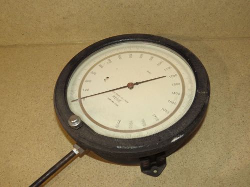 ^^ HEISE 0-2000 PSI 10&#034; DIAMETER GAUGE