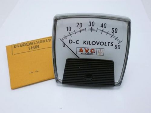 90519 New-No Box, AVC 3-500DUA-0060 Panel Meter, 0-60 DC, Kilovolts