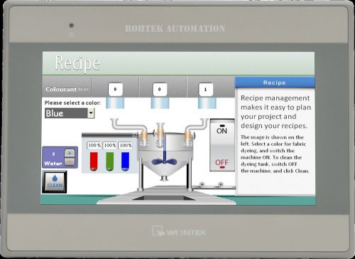 Graphic hmi weintek mt6070ie 7&#034; human machine interface - oit panel terminal for sale