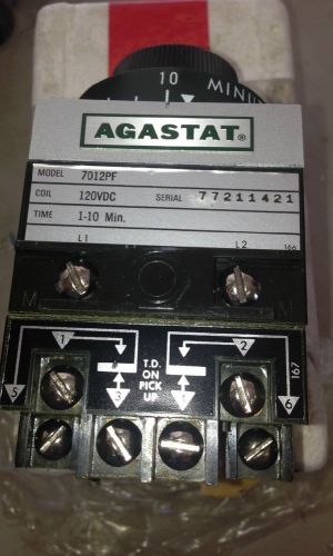 AGASTAT Timing Relay 7012PF 120VDC 1-10MIN *NSIB