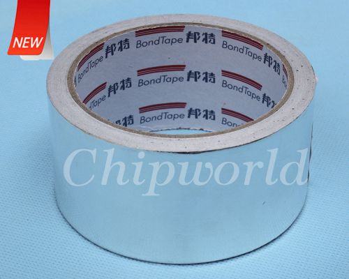 Aluminium silver foil tape,self adhesive,heat reflecting,insulation 45mm for sale