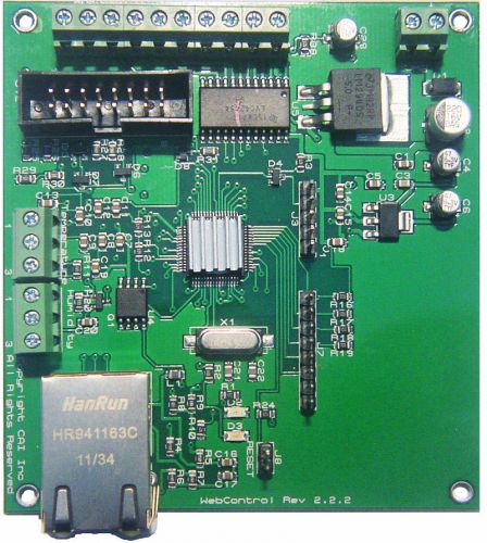 Programmable analog temp humidity i/o relay control http email alert webcontrol for sale