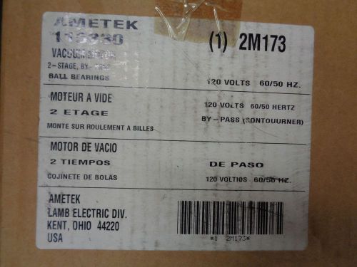 AMTEKK 115330 VACUUM MOTOR 2STAGE BYPASS BALL BEARING