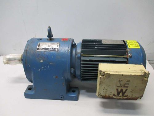 New sew eurodrive dft100ls4-ks r70dt100l4 3hp gear 7.84:1 214rpm motor d433159 for sale