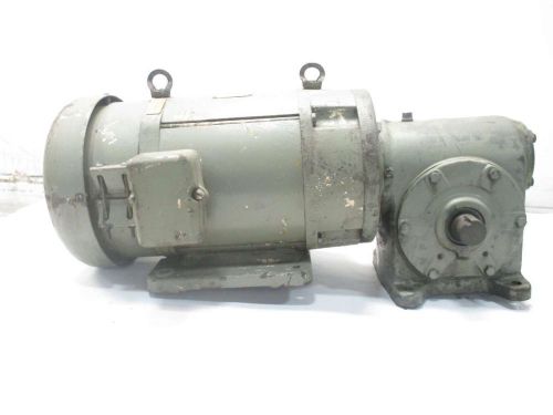 DODGE 29-665 LV671122D 2HP 1755RPM 3PH AC GEAR 5:1 351RPM ELECTRIC MOTOR D438019