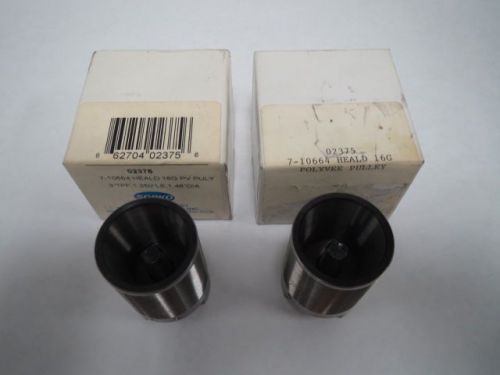 LOT 2 SOPKO 02375 7-10664 16G POLY-V PULLEY WHEELHEAD 3INX1.250INX1.48IN B203853