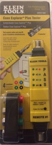 KLEIN TOOLS Coax Explorer Plus Tester *** NEW ***