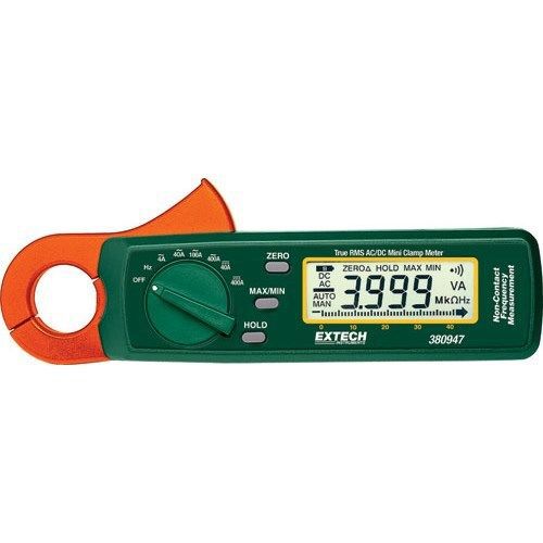 Extech 380947 Clamp Meter 400A AC/DC TRMS Freq