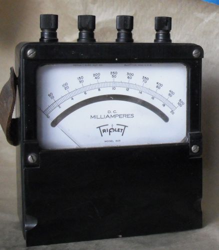 Vintage DC Milliampers Test Meter