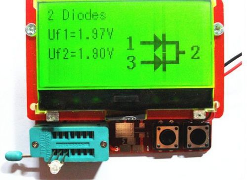 New  Transistor Tester Diode Triode Capacitance ESR Meter MOS/PNP/NPN