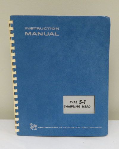 Tektronix Type S-1 Sampling Head Instruction Manual