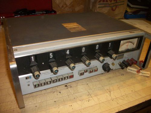 HP Hewlett Packard DC Differential Voltmeter Ratiometer - Model 3420B