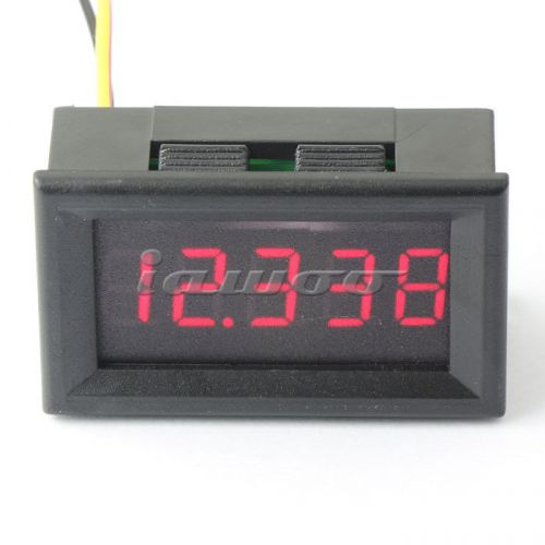 5 Digit 0-33V 12V DC Voltmeter Digital Car Battery Tester Red LED Voltage Meter