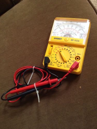 Sperry SP-152A Multitester Meter  With Leads