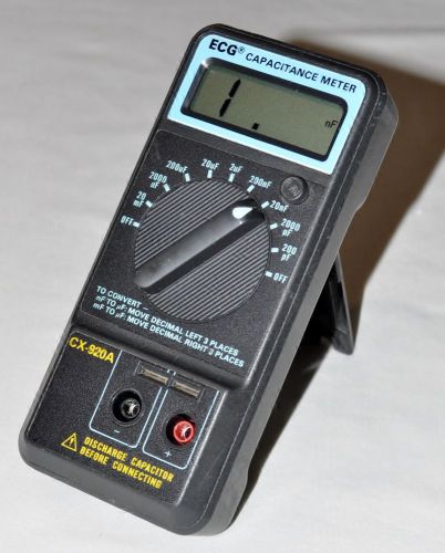 ECG CX-920A Capacitance Capacitor Cap Meter AS IS