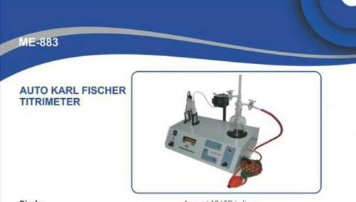 ME-883 AUTO KARL FISHER TITRI METER LAB TESTING FREE SHIPPING WORLDWIDE