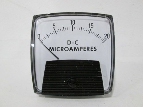 NEW YOKOGAWA 250300CFCF8 0-20 D-C MICROAMPERES PANEL METER D292456