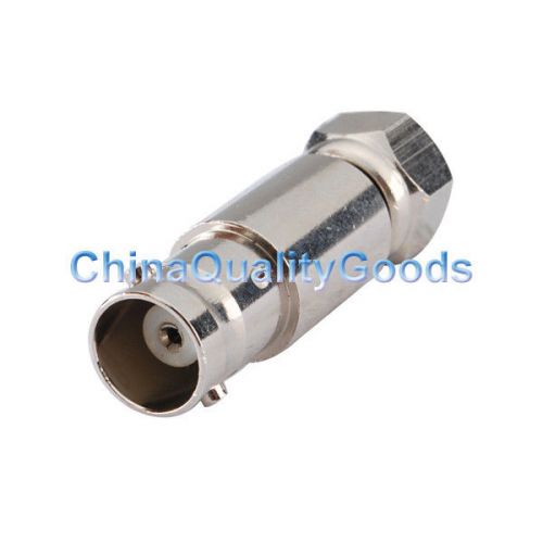 BNC-F adapter BNC female to F Male straight   RF adapter