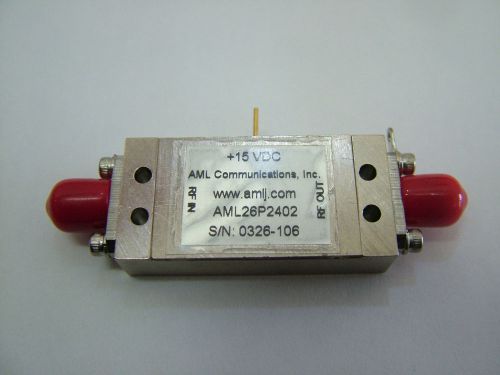 RF AMPLIFIER 2.4GHz - 5GHz 30db 27dbm AML26P2402 SMA , POWER