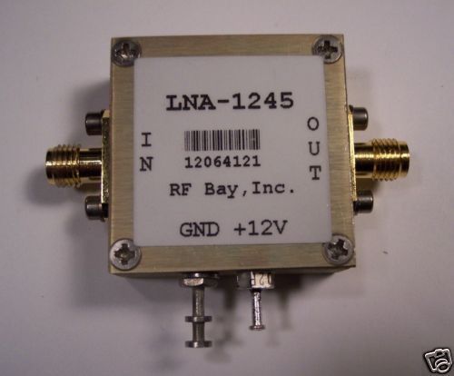 50-1200MH 45dB Gain, NF=2.2dB, LNA-1245, New, SMA