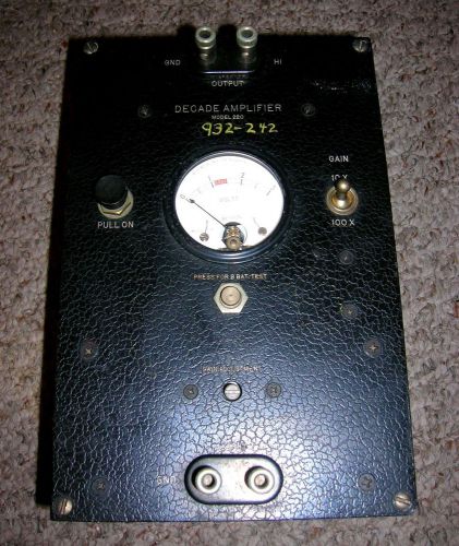 VINTAGE BALLANTINE DECADE AMPLIFIER MODEL 220