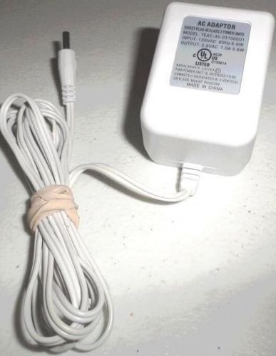 Power Supply Adapter TEAC-35-031000U1 3.6v 1amp AC / AC