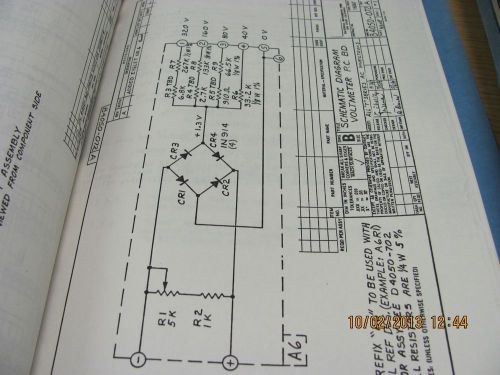 CALIFORNIA INSTRUMENTS MANUAL 1501TC: Power Source - Instruct schems #18208 COPY