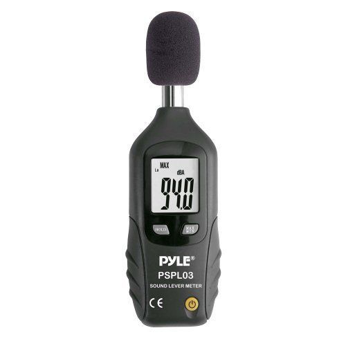 New pyle mini digital sound level meter frequency weighting musician/technicians for sale