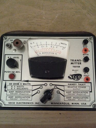 Seco transmitter tester model 510