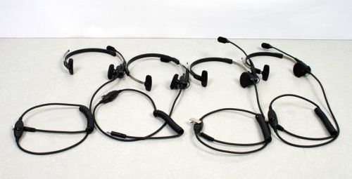 Motorola NMN6245a Adjustable PPT Headset Lot of 4