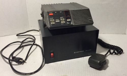 General electric mlsu41 base station radio with  astron rs 20a ge works! for sale