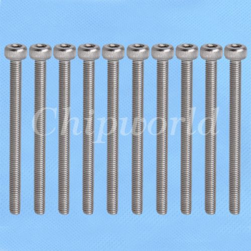 10pcs m3*40 304 bolt stainless hexagonal screw 3d printer diy accessories for sale