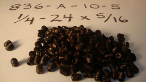 DAVENPORT HEX HEAD SET SCREWS 1/4-24 X 5/16  [ 200 PCS ]