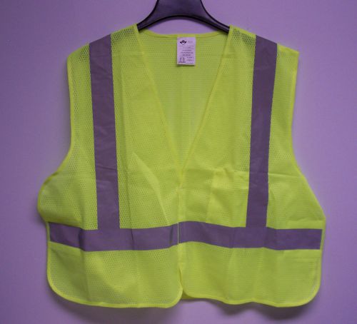 WW 2W EN520C-2 ONE SIZE  HI-VIS REFLECTIVE SAFETY VEST * FREE SHIPPING *