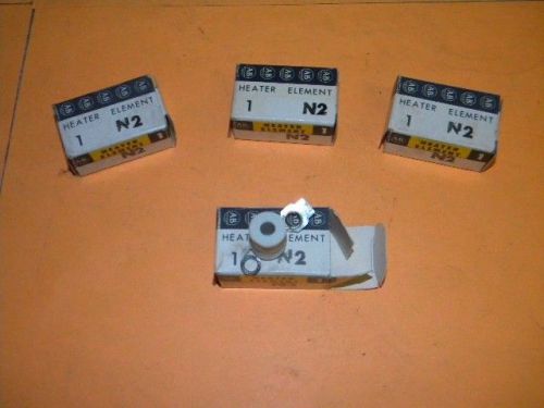 New! Lot of 4 Allen Bradley N2 Heater Elements