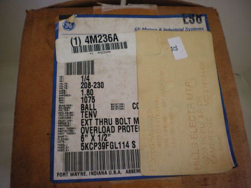 Ge condenser fan motor 1/4hp 208-230v 1075rpm 5kcp39fgl114s for sale