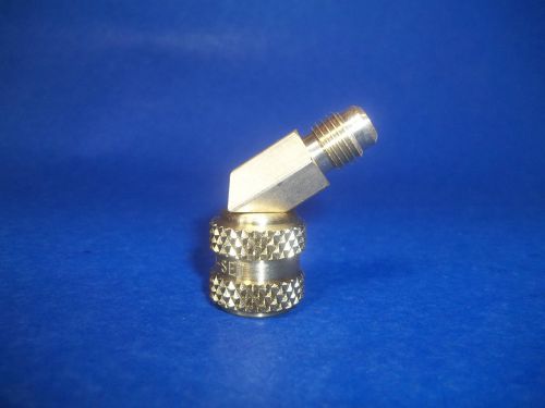 ADAPTOR  5/16&#034; (1/2&#034;-20)FEM X 1/4&#034; SAE  M x 55D  ANGLE/SWIVEL