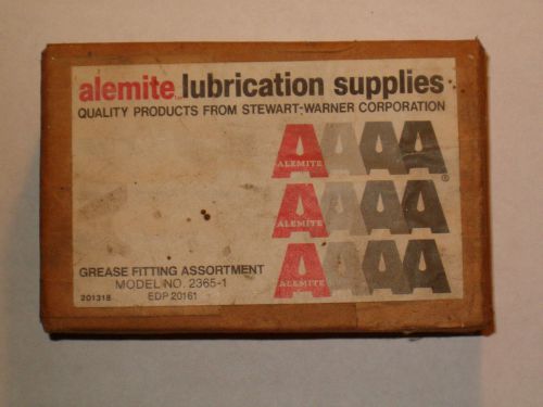 Stewart-Warner Alemite NEW Grease Fitting Assortment NIB Model No. 2365-1 USA