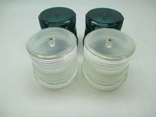 Lot 4 new na clear/green stack light lens d382463 for sale