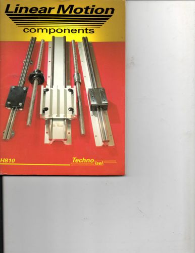 1994 LINEAR MOTION COMPONENTS HANDBOOK-CATALOG H810-TECHNO ISEL