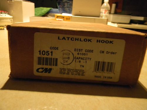 Cm lodestar valustar latchlok lower hook 1051 nib for sale