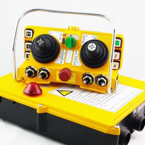 Overhead Crane Hoist Radio Remote Control Two 5 Speed joystick System AC380V