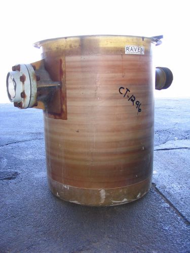 Round 125 gallon fiberglass tank (ct1296) for sale