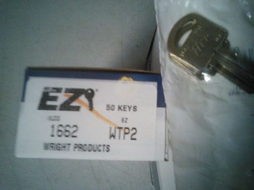 2 (two) 1662 key blanks Wright key blanks WTP2 key blank