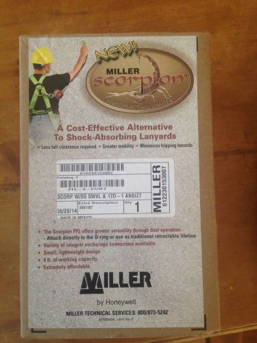 Miller® Scorpion Retractable Webbing Lanyard