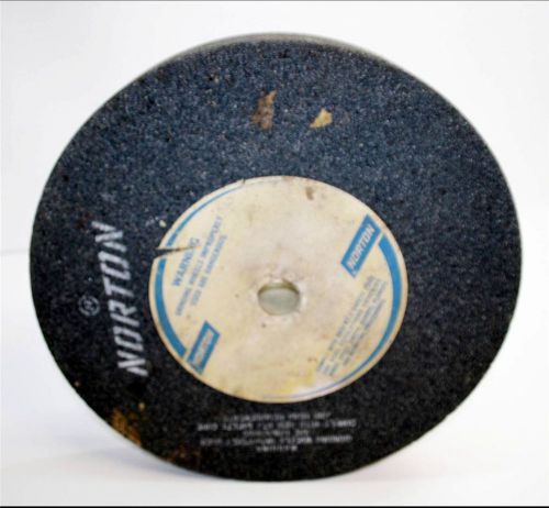 New NORTON ABRASIVES GRINDING WHEEL 18” stone sharpening 3&#034; wide 1.5&#034; bore NOS