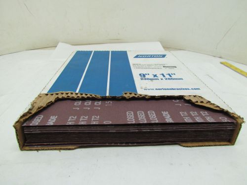 NORTON K225 9&#034;X11&#034; Lighting Medalite Cloth Sanding Sheets P150 Grit Lot of 42