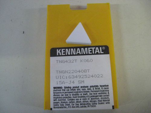 100 PCS KENNAMETAL TNG 432T K060 CERAMIC INSERTS